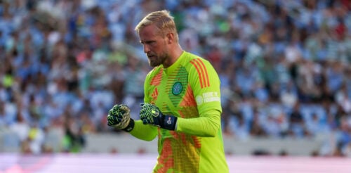 Den 38-årige Kasper Schmeichel har leveret nogle gode præstationer for skotske Celtic - og onsdag aften var ikke nogen undtagelse.