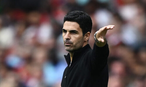 Mikel Arteta var ikke tilfreds.