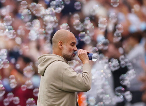 Pep Guardiola kan forlade Manchester City.