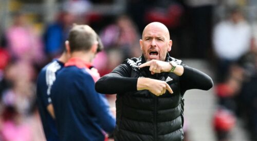 Erik ten Hag og Manchester United var klar med en fireårig kontrakt.