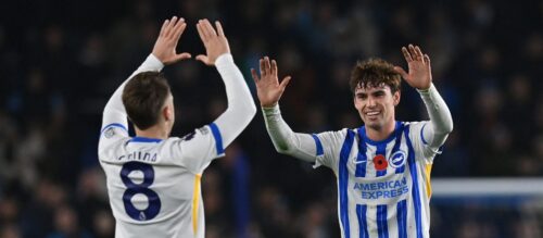 Matt O'Riley spillede en helt afgørende rolle, da Brighton besejrede Manchester City på eget græs i Premier League.