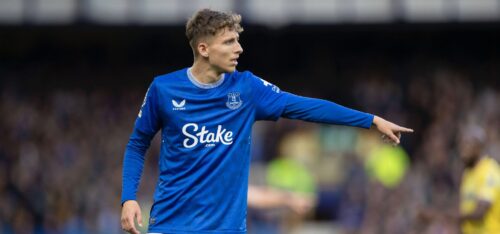 Jesper Lindstrøm var bestemt ikke tilfreds efter Evertons kamp i Premier Leagues tiende runde, hvor holdet tabte til Southampton.