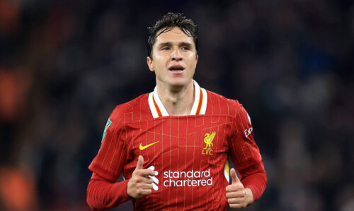 Federico Chiesa er fortsat ude for Liverpool.