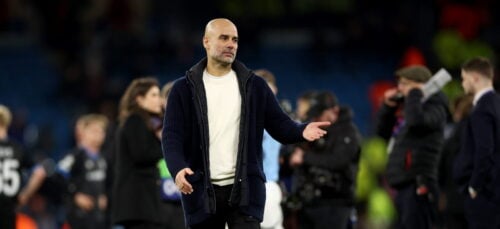 Pep Guardiola kunne se Manchester City-mandskab vende et truende nederlag til sejr, da slog Club Brügge i Champions League onsdag.