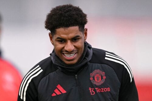 Marcus Rashford blev svinet til af Ruben Amorim.