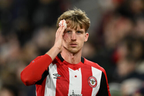 Det er endnu uvist, om Mads Roerslev har spillet sin sidste kamp for Brentford.