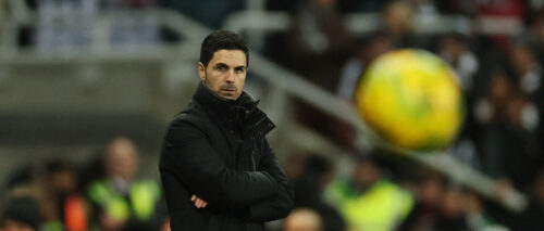 Mikel Arteta, Arsenals manager, får klar besked efter The Gunners' nederlag til Newcastle på St. James' Park.