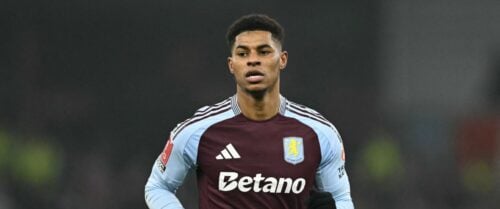 Her er Marcus Rashfords korte besked efter sin debut for Aston Villa, som han forleden skiftede til på en lejeaftale.