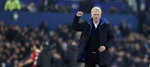 Det var fortjent, at Everton scorede til sidst og fik et point med fra kampen mod Liverpool. Det mener David Moyes, Evertons manager.