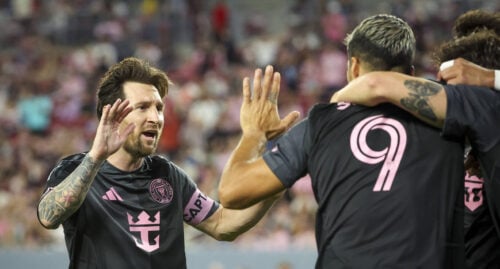 Inter Miami og Lionel Messi tørnede sammen med Sporting Kansas City i forbindelse med CONCACAF Champions Cup natten til torsdag.