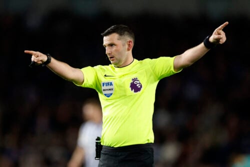 Michael Oliver tildeles ikke nogen kamp i Premier League.