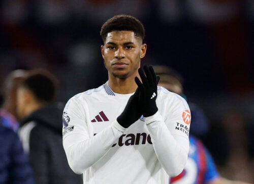 Marcus Rashfrod skaber problemer hos Aston Villa.