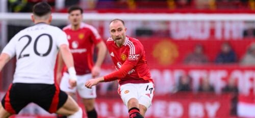 Får Christian Eriksen chancen fra start, når Manchester United møder Real Sociedad i Europa Leagues ottendedelsfinale torsdag aften?