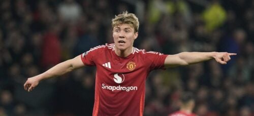 Der er godt nyt for Rasmus Højlund forud for Manchester Uniteds vigtige Europa League-møde med Real Sociedad.