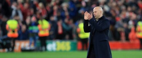 Sådan ventes Arne Slot at stille op, når Liverpool søndag møder Newcastle på Wembley i Carabao Cup-finalen.