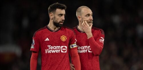 Bruno Fernandes, Manchester Uniteds anfører, gør nu danske Christian Eriksen selskab på en fornem liste.