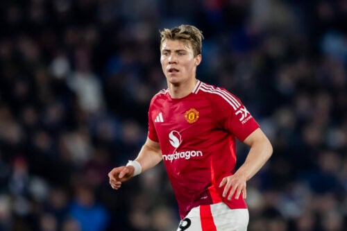 Rasmus Højlund kan forlade Manchester United til sommer.